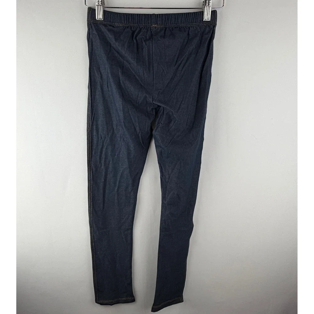 The Children's‎ Place Girls Denim Leggings Dark Indigo Blue Jeggings L 10/12